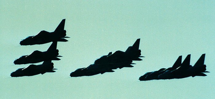 9 Ship Lightning formation Binbrook  John Bell