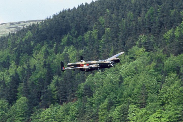 Lancaster over Derwent Water John Bell