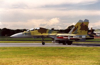 Sukhoi Su30-MK Farnborough 1994  Howard Curtis