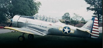 NA AT-6D G-AZJD at Strathallan 1975  John Bell